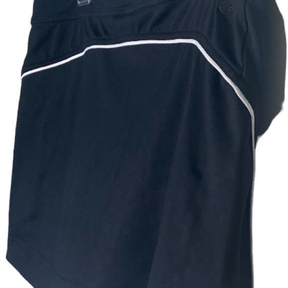 Champion Women’s Athletic Skorts M Black White w/White Stripe Shorts Skirt - Picture 3 of 11